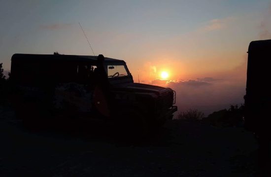 jeep safari, chania area, sunset, panoramic views, countryside