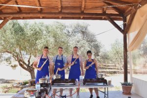 Cooking Class and Meal at a Family Olive Oil Farm, people cooking