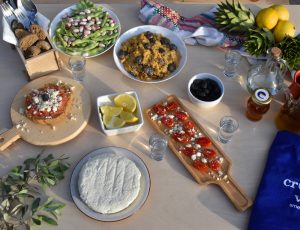 private farm food tour and live chees making, meze picnic