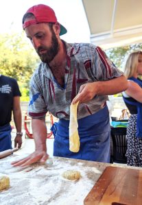 chania cooking lesson, dough making
