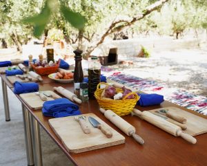 chania cooking lesson, cooking equipment