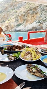 Semi Private fishing trip, delicious meal on boat